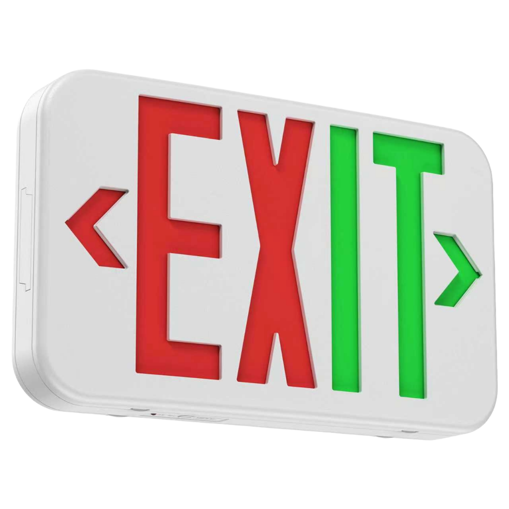 1.2W 90-Minute Red or Green LED Exit Light - DMC LED Lighting